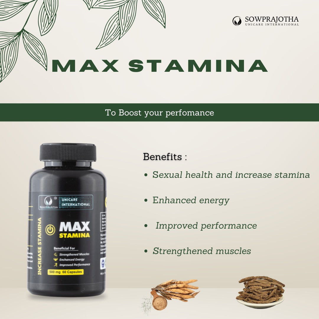 MAX STAMINA - Ultimate Performance & Stamina Booster