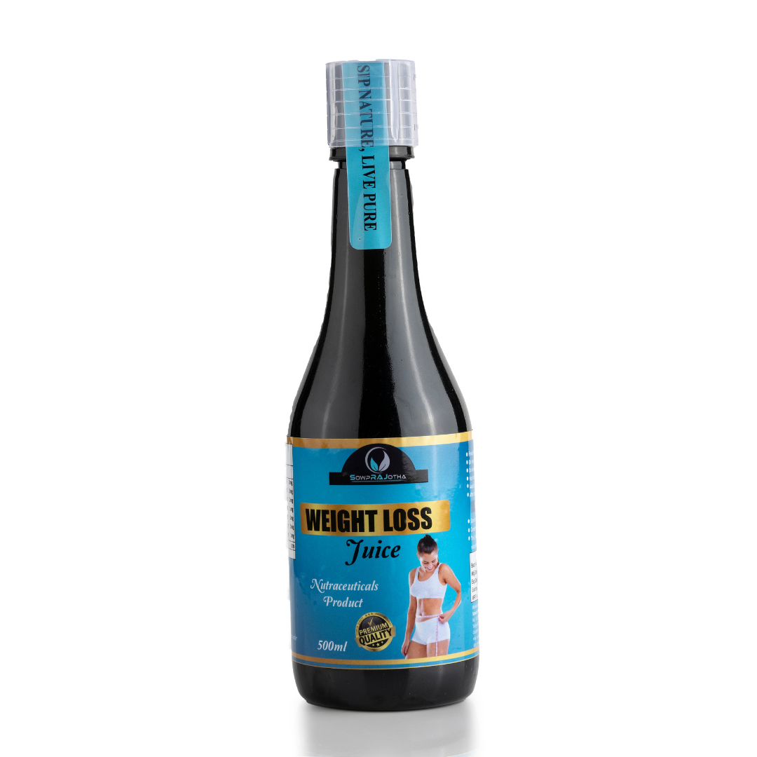 Sowprajotha Weight Loss Juice – Natural Detox & Fat Burner – 500ml | Herbal Nutraceutical for Metabolism Boost & Appetite Control