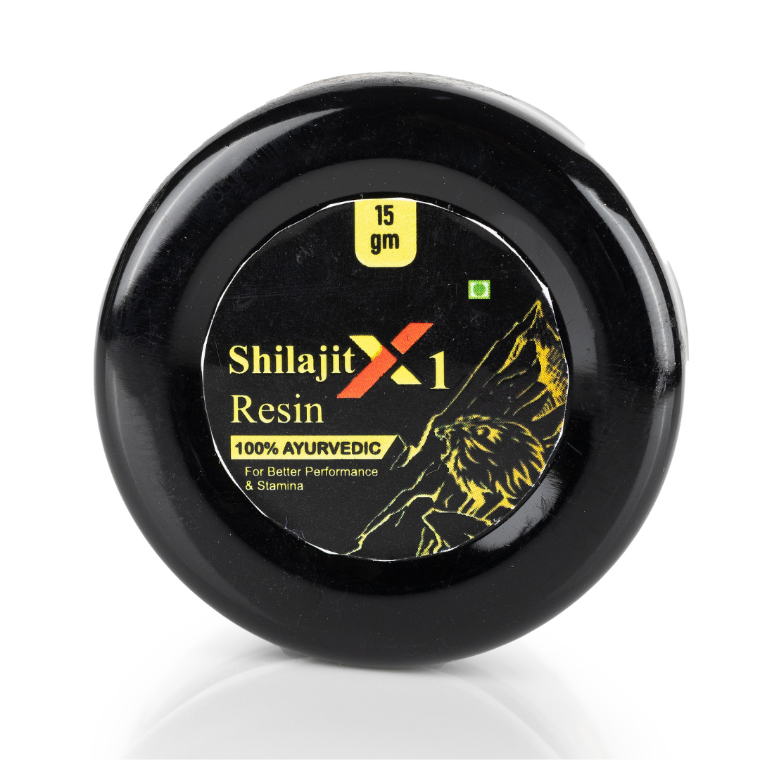 Shilajit X1 Resin 15g | Pure Himalayan Shilajit | 100% Ayurvedic Natural Resin for Strength, Stamina & Performance | Authentic & Potent Supplement for Men & Women