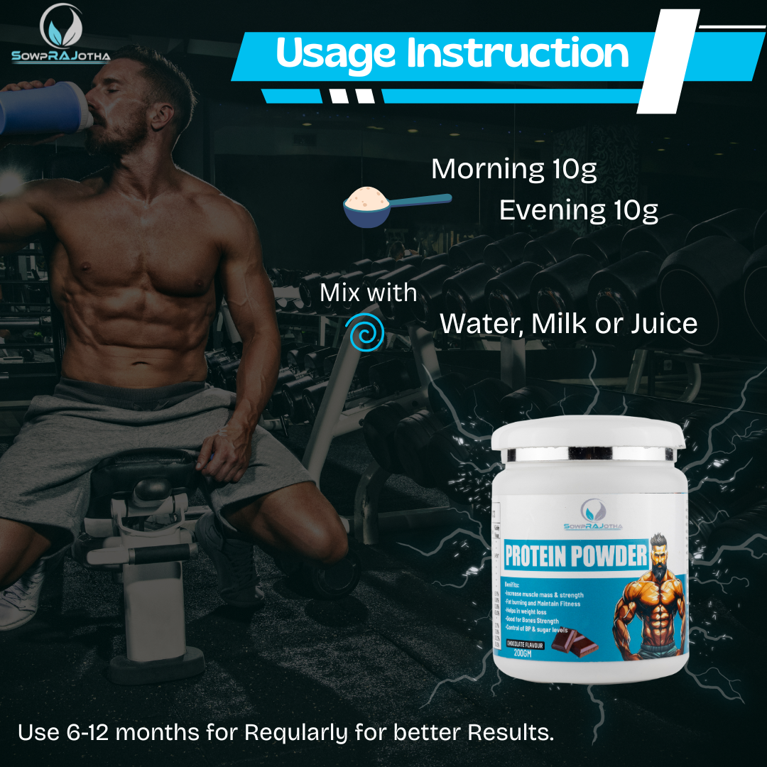 Sowprajotha Protein Powder for Men – Muscle Mass Gainer– 200g