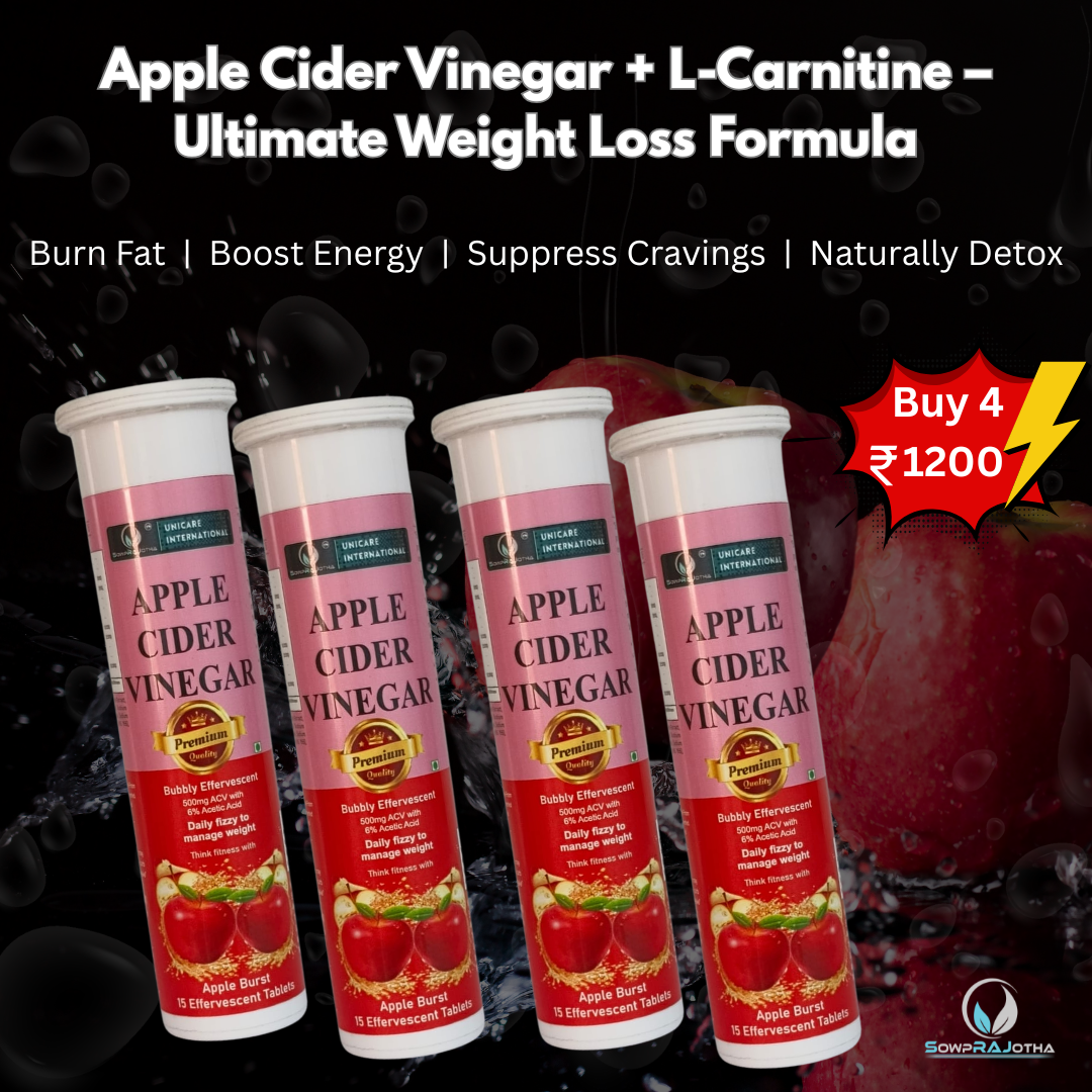 Apple Cider Vinegar + L-Carnitine – Ultimate Weight Loss Formula