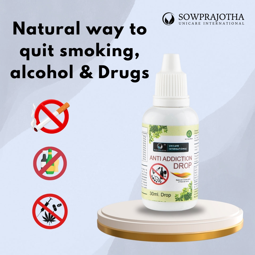 Sowprajotha Anti Addiction Drops- Pack Of 30ml