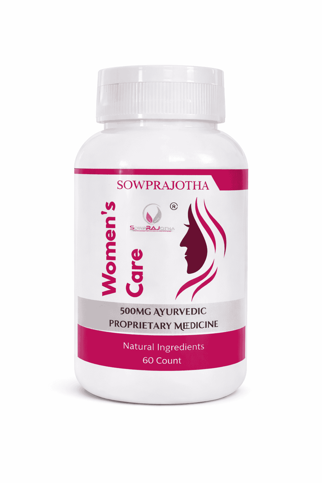 Sowprajotha Ayurvedic Women's Complete Care Capsules for PCOS & Hormonal Balance with Natural Herbs, 500mg, 60 Count