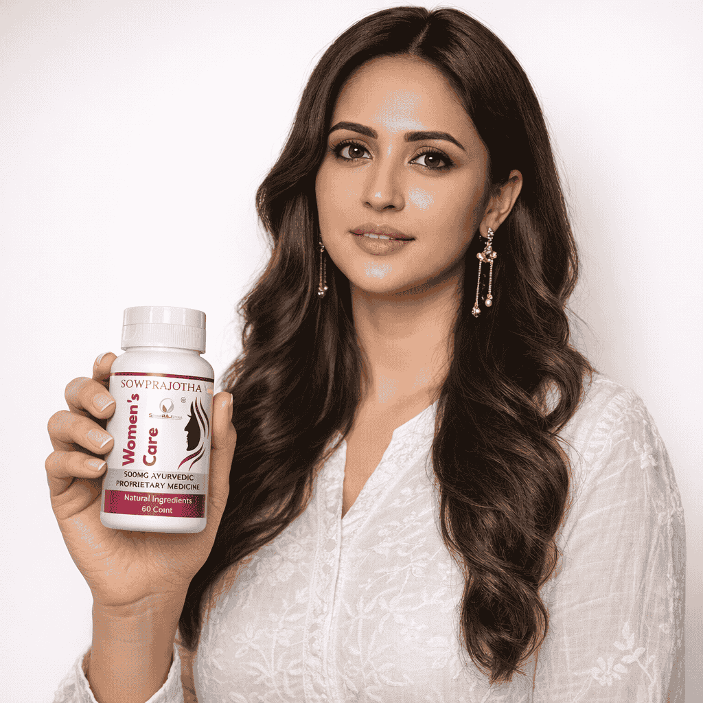 Sowprajotha Ayurvedic Women's Complete Care Capsules for PCOS & Hormonal Balance with Natural Herbs, 500mg, 60 Count - Image 7