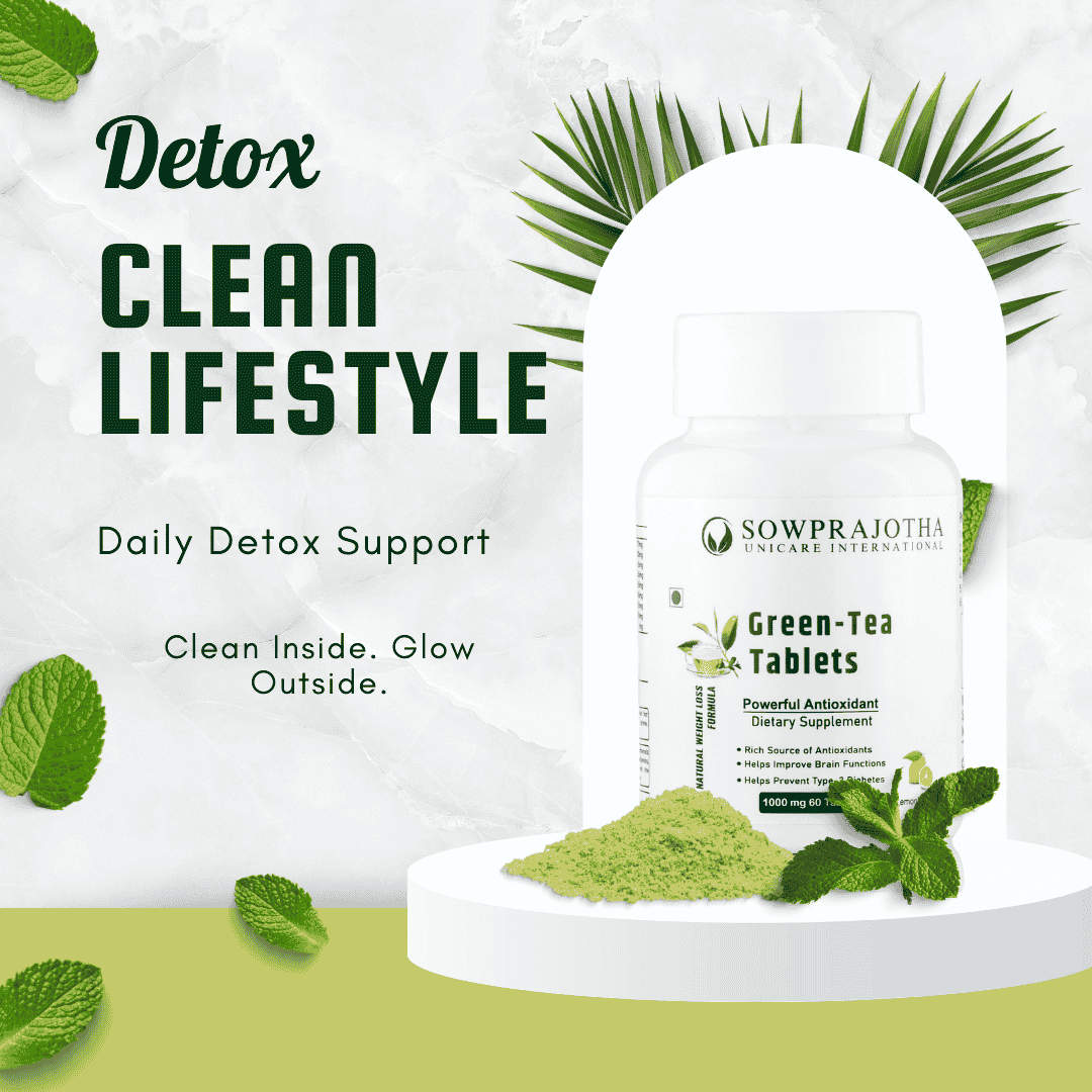 Green Tea tablet | Lemon Flavor | Weight Management - Image 5