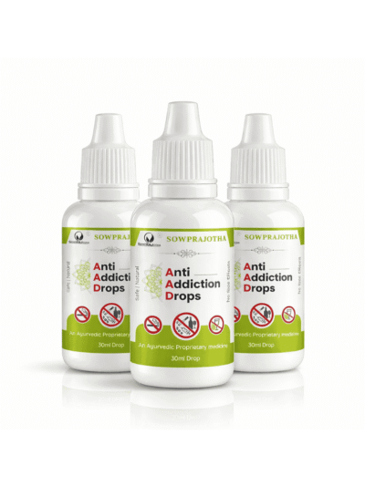 Anti Addiction Drops-Pack 30 ml | Alcohol & Smoking De Addiction