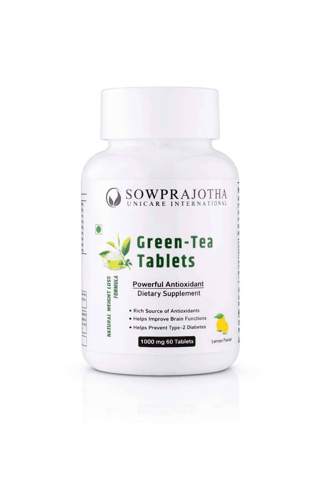 Green Tea tablet | Lemon Flavor | Weight Management