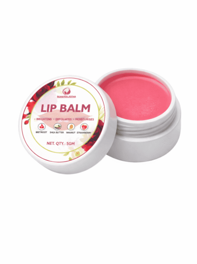 SOWPRAJOTHA Nourished Lip Balm | Exfoliate, Hydrate, Nourish & Moisturize | For Men & Women,1 Count